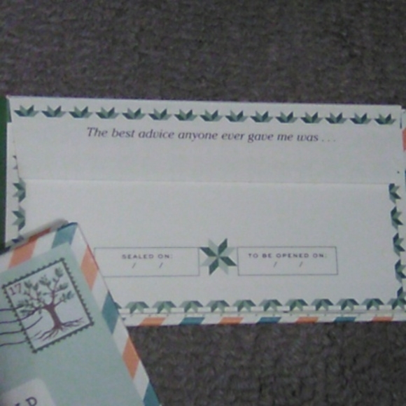 NWT letters to my grandchild time capsule book of 12 envelopes & letters. - Picture 7 of 10